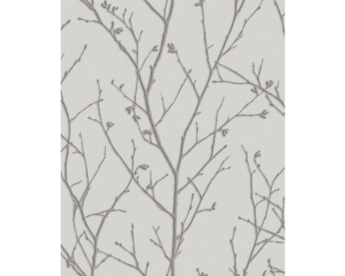 Tapet SUPERFRESCO EASY Evita water silk gren silver 104754 Tapet med grenmönster