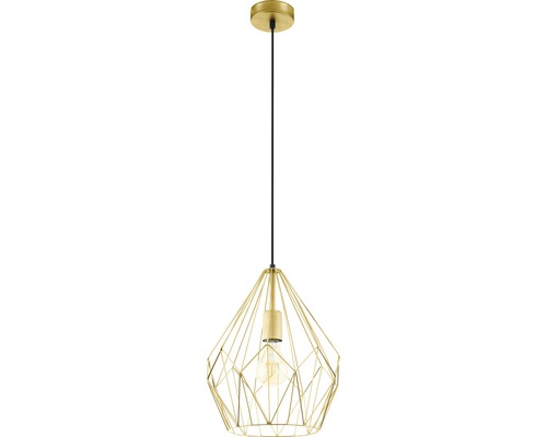 Pendellampa med geometrisk lampskärm