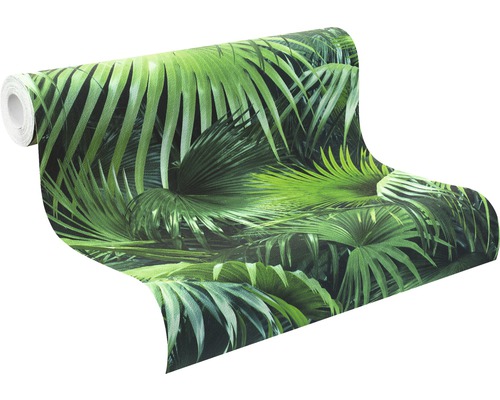 Tapetrulle med palmbladmönster