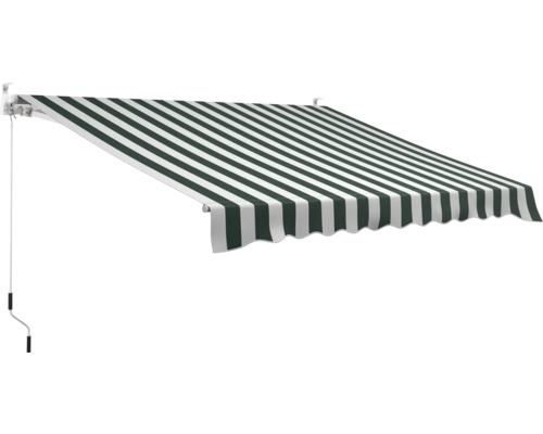 Terrassmarkis grön/vit 3x2,5m Terrassmarkis grön/vit 3x2,5m