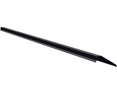 Vindskivebeslag LINDAB Visk 110x2000mm svart Takfotslist av metall