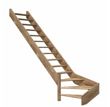 Trätrappa för inomhusbruk