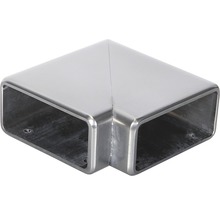 Hörnanslutning i rostfritt stål för räcke