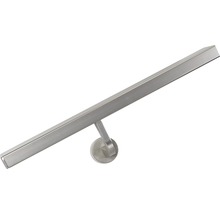 Fyrkantig trappräcke i metall med väggfäste