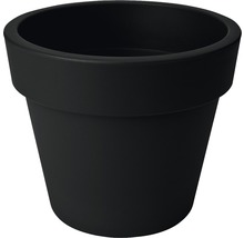 Svart blomkruka av plast