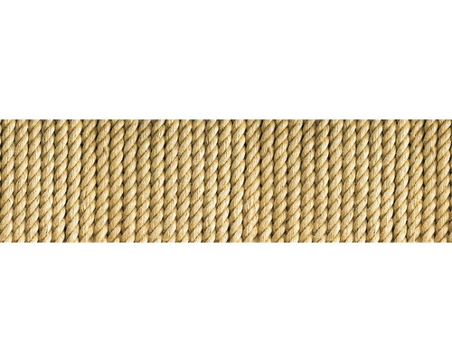 Stänkpanel för kök MYSPOTTI Splash Ropes 2200x600 mm Närbild av tvinnat rep