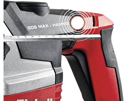 Detaljbild av en SDS Max-hammare.