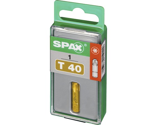 Spax Bit T 40 i blisterförpackning