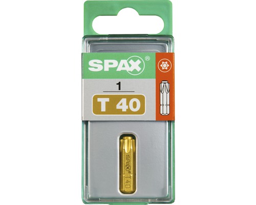 Spax bits T 40 i enstaka förpackning