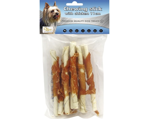 Hundgodis Chewing stick with chicken 11cm 100g