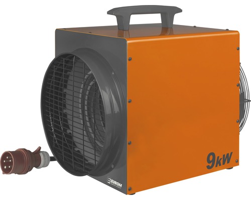 Värmefläkt EUROM Heat-Duct Pro grå orange el 9000 W 332483