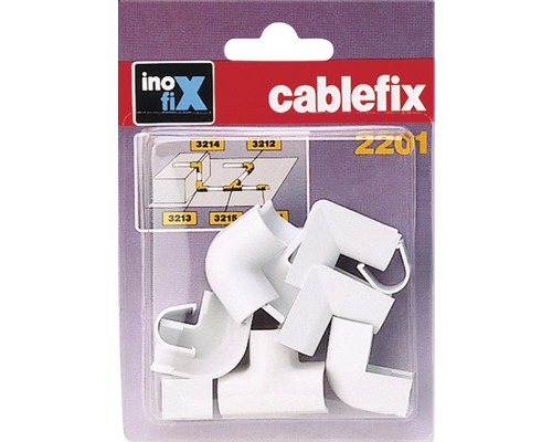 Anslutningsstycke för kabelkanal 2201-2 Cablefix 10 delar