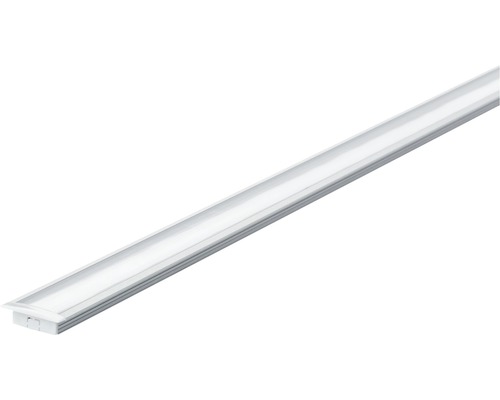 Golvprofil PAULMANN med diffusor aluminium/eloxerad/satin för LED stripes 1m, 704.10