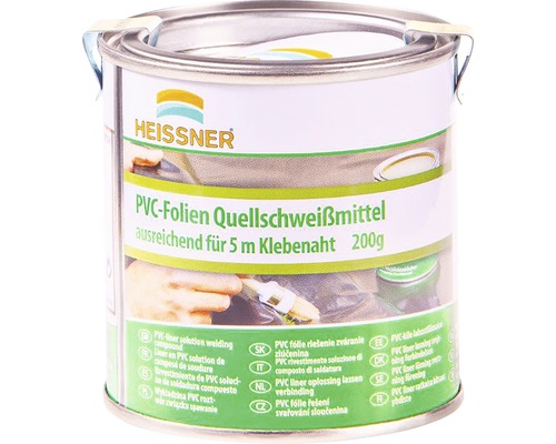 PVC-Folier foliesvetsmedel för 5 m svetsfog, 200 g Heissner Svetsmedel för PVC-folie för 5 meter limfog, 200 gram