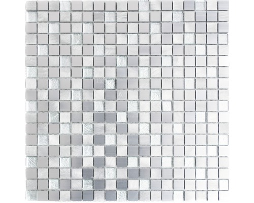 Mosaik aluminium ALF A309F mix silver 30x30 cm