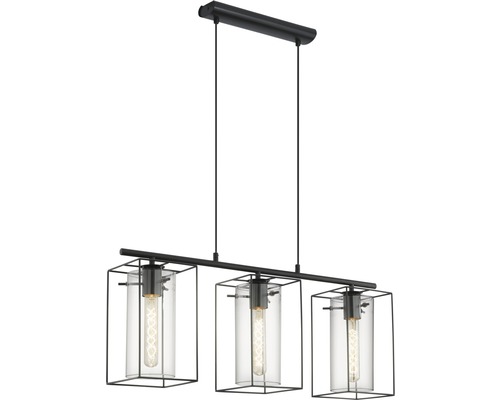 Taklampa EGLO Loncino stor svart kökslampa Taklampa EGLO Loncino stor svart kökslampa