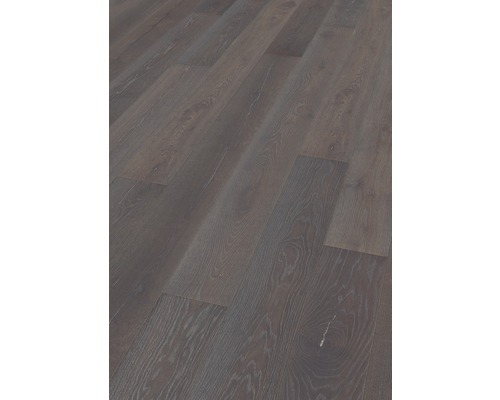 Provbit:. 6083761 EK UNIQ NEBEL Mörkt trägolv med träådring