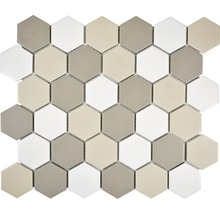 Mosaikplattor med sexkantig form för vägg- och golvdesign