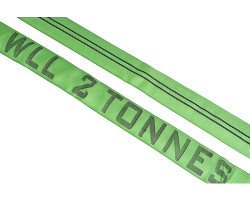 Lyftögla av textil med en lastkapacitet på 2 ton