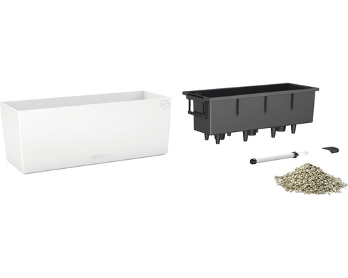 Blomlåda med bevattningssystem och tillbehör