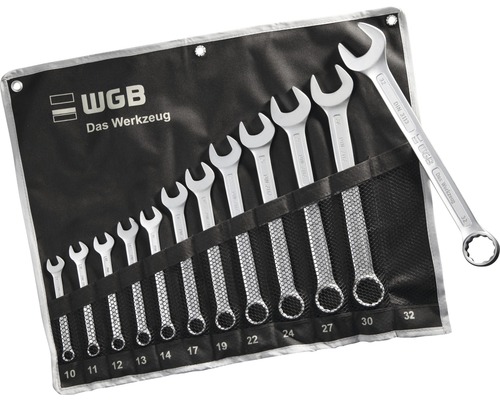 WGB Blocknyckelsats 12 delar 10-32 mm-0