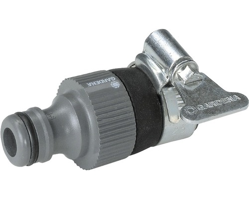 Gardena slangkoppling med slangklämma