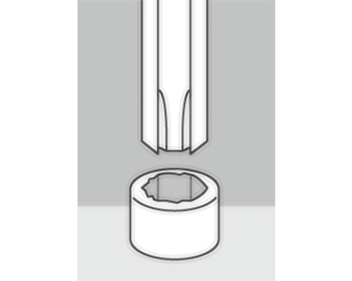 Illustration av ett verktyg för borrning av borrkärnor