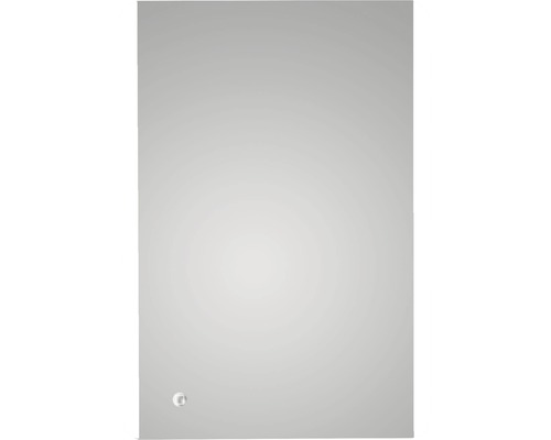 Rektangulär spegel för badrum med en ljuskälla