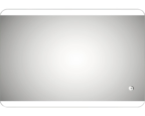 Rektangulär spegel med integrerad belysning