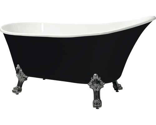 NEPTUN Lejontassbadkar Vega 1600 svart NEPTUN Lejontassbadkar Vega 1600 svart