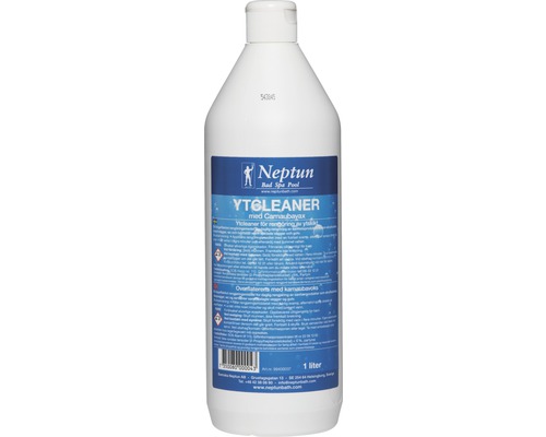 Yt Cleaner / Surface Cleaner NEPTUN 1 l ger en smutsavvisande yta Neptun Ytcleaner med karnaubavax, en ytbehandlare i enlitersflaska