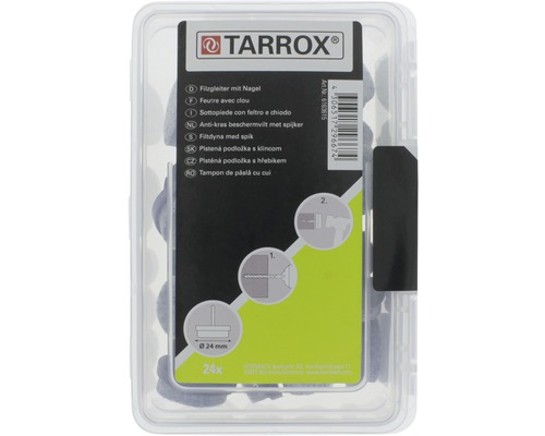 Tarrox möbeltassar med spik, 24-pack