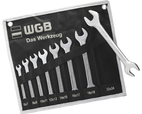 WGB U-nyckelsats 8 delar 6-24 mm