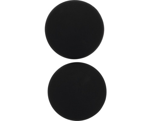 Två runda gummistopp