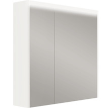 Spegelskåp BADEN HAUS Nizza 70.0 x 15.0 x 67.0 cm vit högglans 2 dörrar LED IP 44 (beröringsskyddat och striltätt)-thumb-4