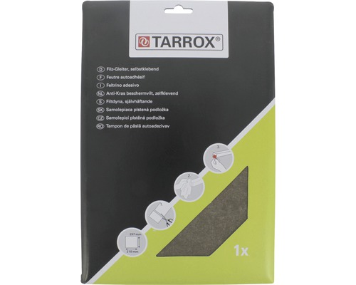 Tarrox självhäftande filtdyna, 297 gånger 210 millimeter