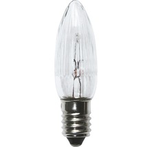 Klarglas glödlampa i droppform med liten Edison skruvsockel