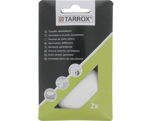 Tarrox självhäftande dörrskydd, 2 stycken, diameter 60 mm