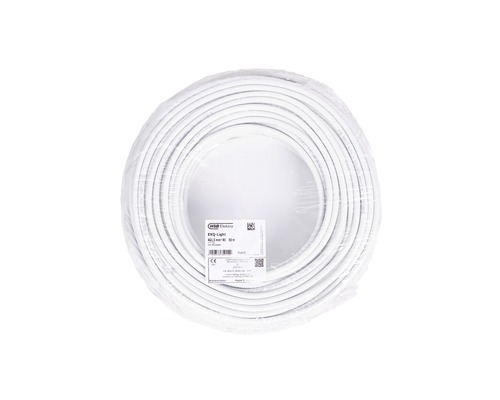 Installationskabel EXQ Light 4G1,5 mm², vit, 50 m Elektrisk kabel på rulle med en längd på 50 meter