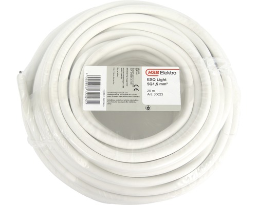 HSB Elektro EXQ Light El-kabel, 5G1,5 mm², 20 meter