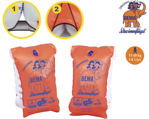 Par Bema simfötter för barn mellan 1 och 6 år och 11 till 30 kg kroppsvikt