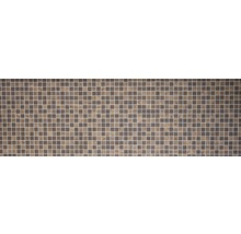 Mosaikplatta med kvadratiska element i träimitation