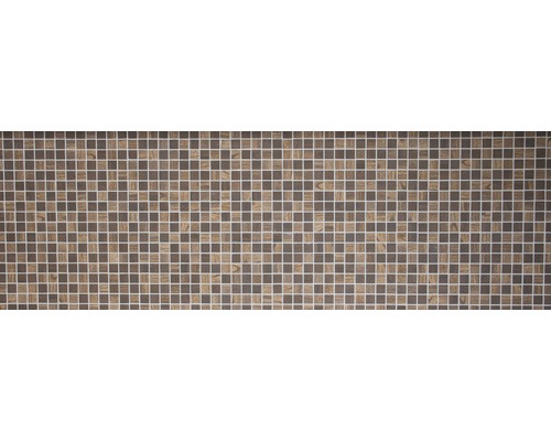 Mosaikplatta med kvadratiska element i träimitation