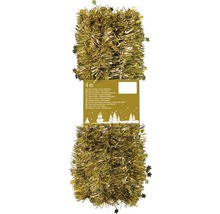 Glittergirlang med stjärnor, fyra meter lång, för dekoration