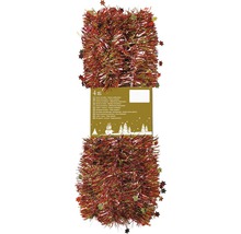 Glittergirlang med stjärnor, fyra meter lång, för dekoration