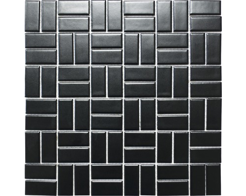 Mosaik CWM 08BM svart 30x30 cm