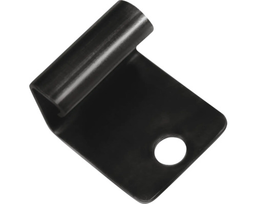 Rörklammer av metall med fästhål