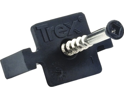 Trex Logotyp med skruv och fästklämma