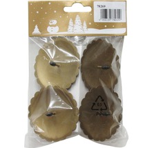 Förpackning med fyra ljusstakar för julgran