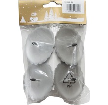 Förpackning med fyra värmeljushållare